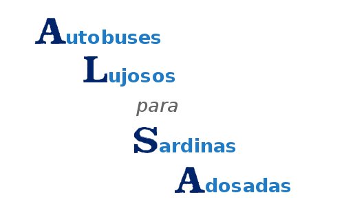 ALSA, Autobuses Lujosos para Sardinas Adosadas