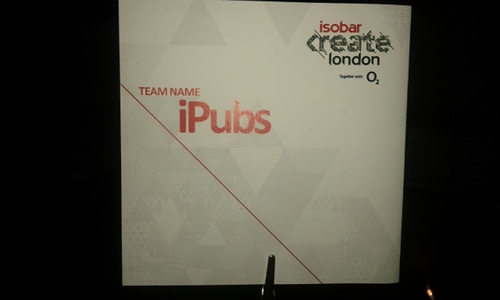 iPubs Team en Isobar Create London NFC